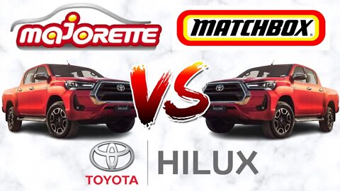 Toyota Hilux da Matchbox e da Majorette