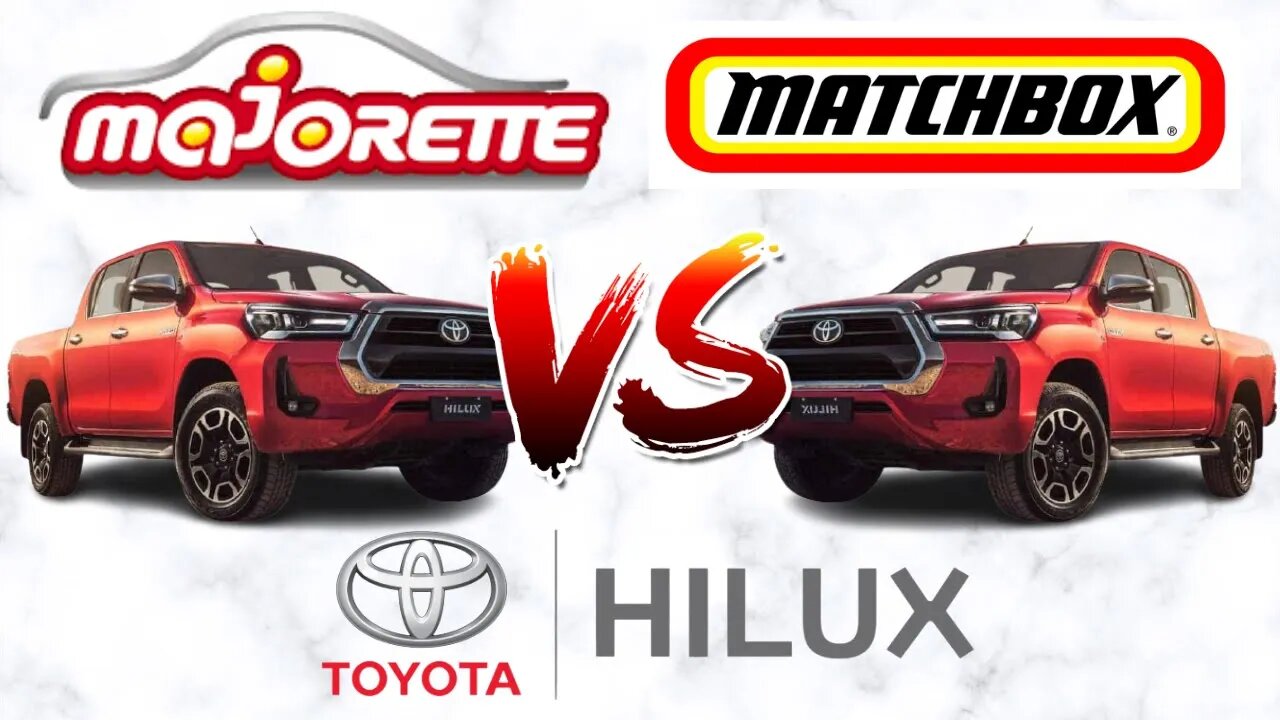 Toyota Hilux da Matchbox e da Majorette