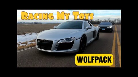 Racing my R8 vs My Tesla Performance