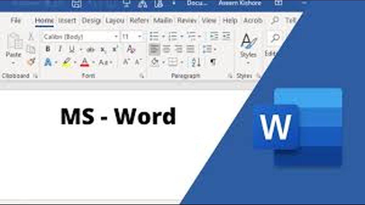 Complete Microsoft Word Tutorial - Insert Menu/Tab In MS Word Hindi Part 3