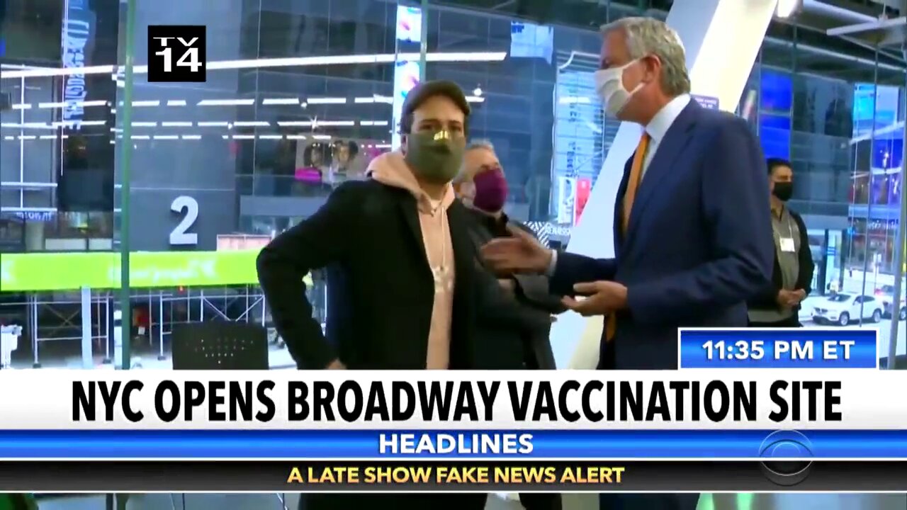 BLAST FROM THE PAST - Broadway Is Now Going To Get Its Shot! | Stephen Colbert (April 2021)