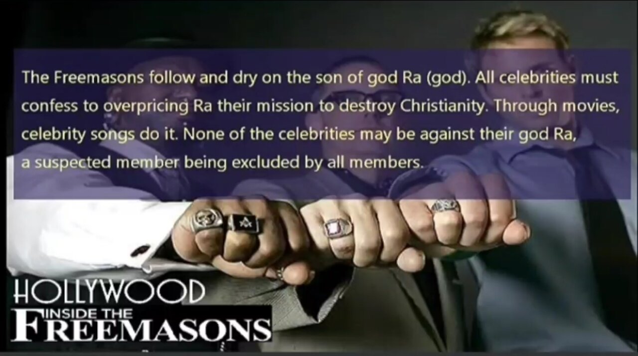 Freemasons Rule Hollywood ☠