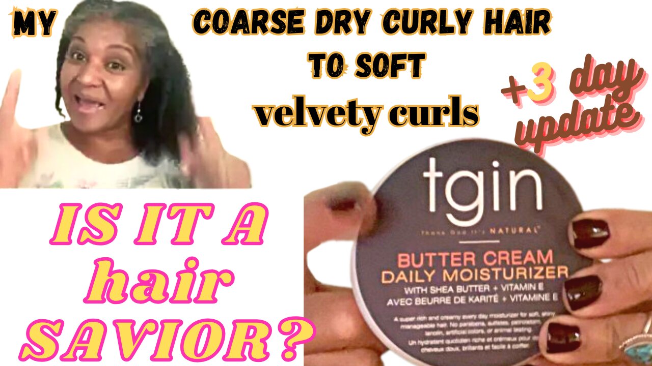 #TGIN daily moisture butter cream #REVIEW👍👎🏽 on #asian/black #hair & #sensitive scalp.🙏😀