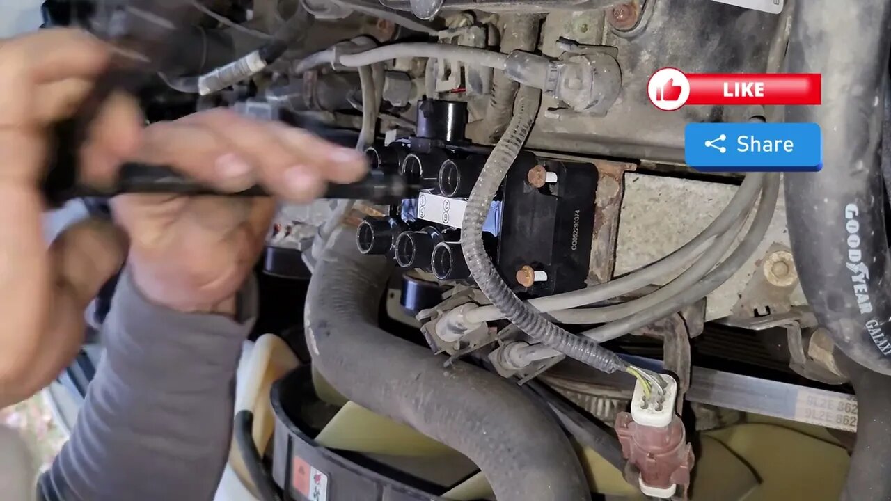 Ford Explorer 2010 ignition coil and spark plugs replace