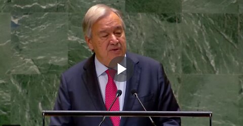 UN Secretary-General António Guterres: "We are in a climate meltdown."...