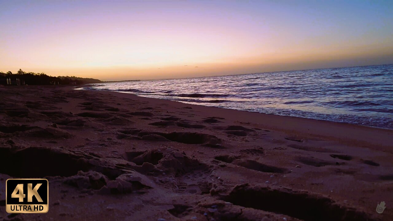 20 Minute Beach Meditation at Dusk | Wash Away Your Anxieties & Let Go