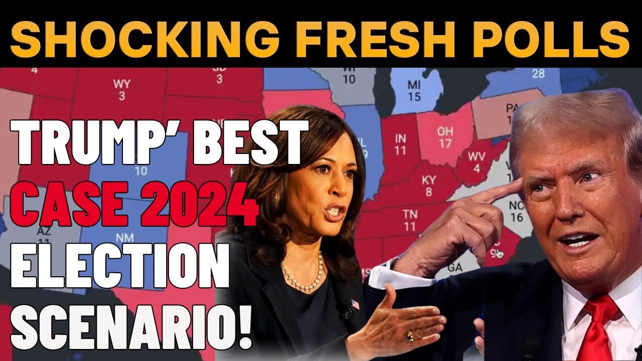 Trump vs Harris: Shocking 2024 Election Scenario! Could Trump Win 330+ Electoral Votes?