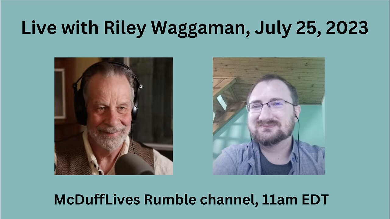 Live with Riley Waggaman. July 25, 2023