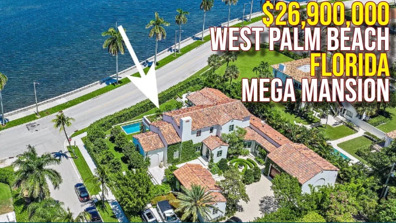 Inside $26,900,000 Florida West Palm Beach Mansion