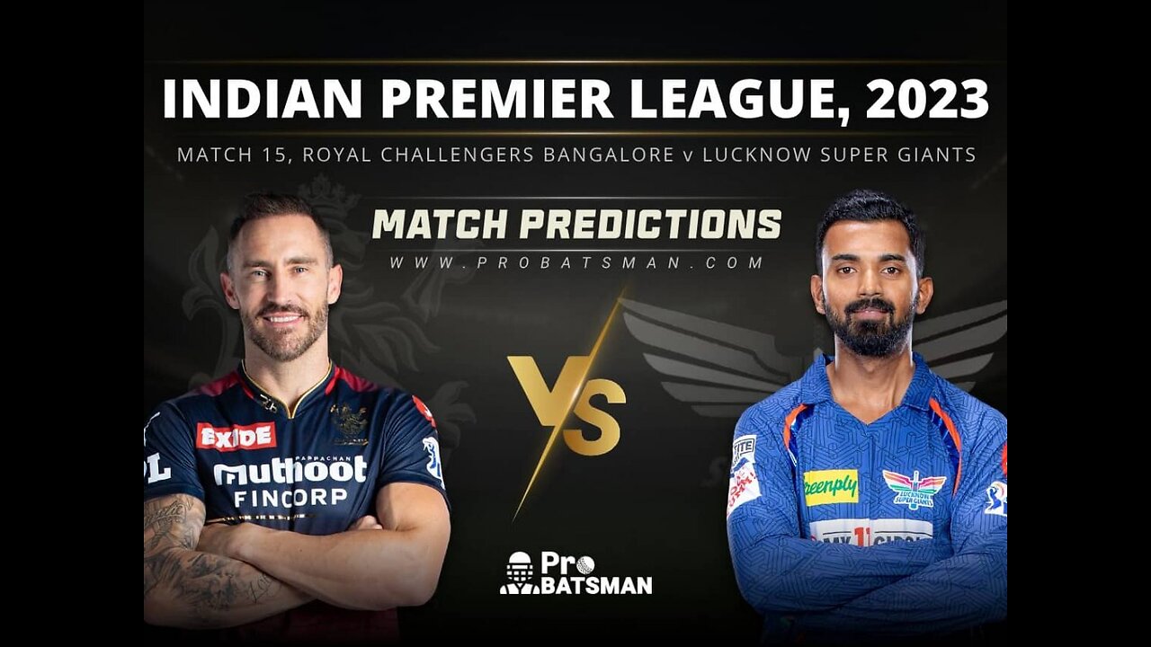 IPL 2023 Match 15 Full Highlights Royal Challengers Bangalore vs Lucknow Super Giants 2023 Ipl