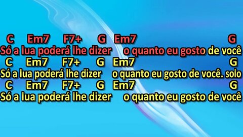 absyntho só a lua karaoke playback 2