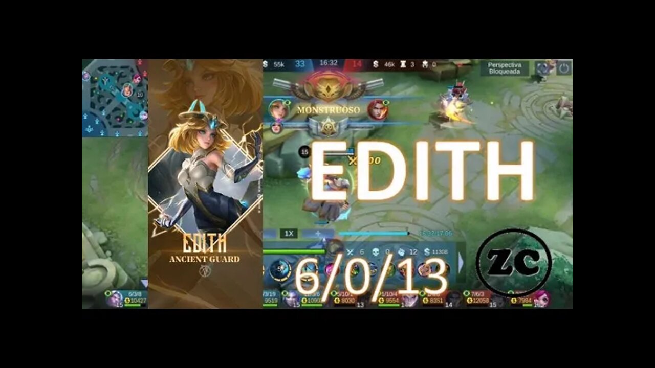 ML - Gameplay Edith - Jogando na Jungle - ZC