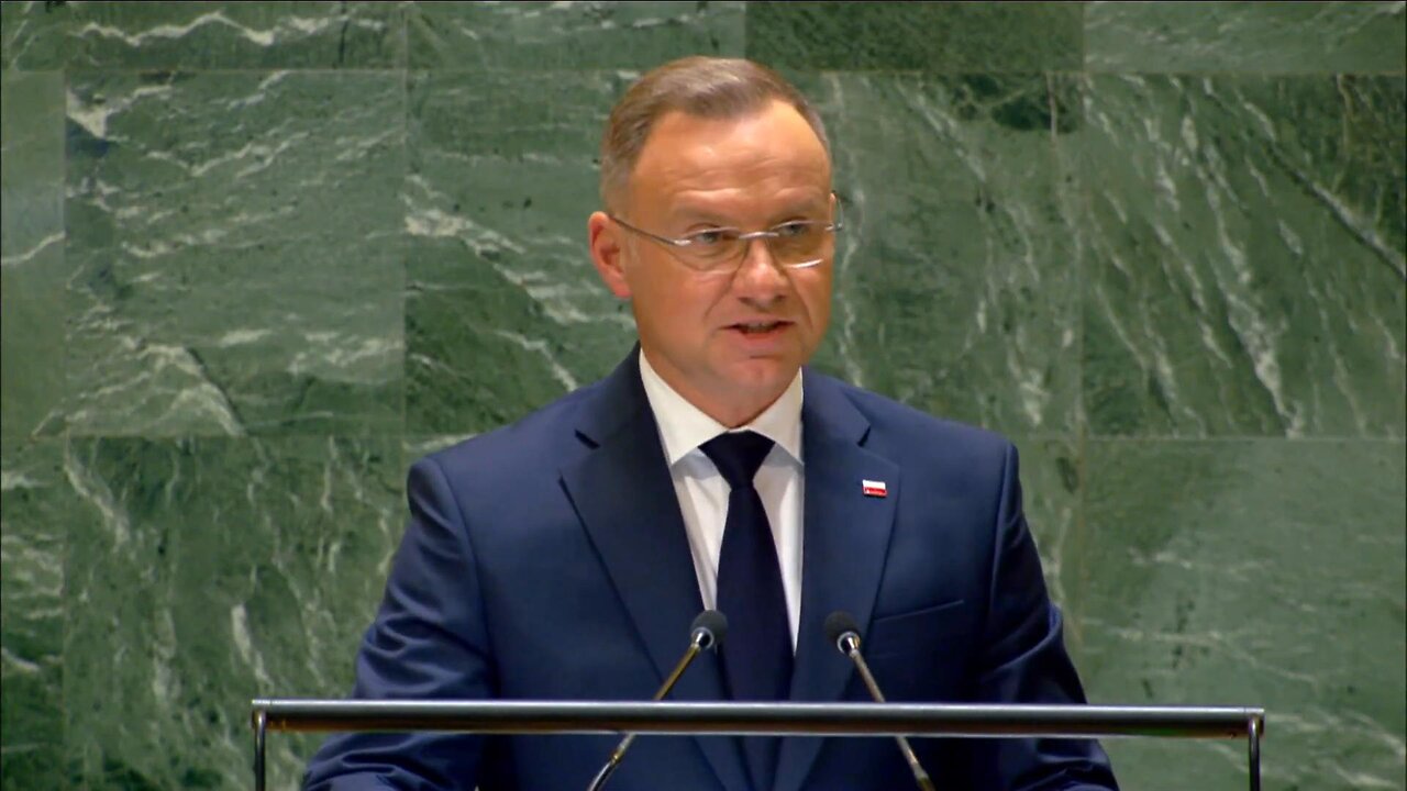 UN: Polish President, Andrzej Duda Addresses United Nations General Debate, 79th Session - September 25, 2024