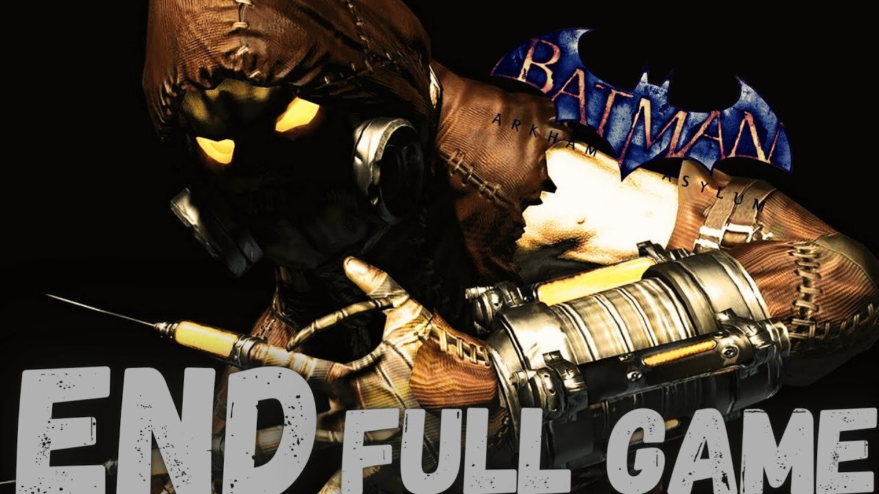 BATMAN: ARKHAM ASYLUM Gameplay Walkthrough- Finale (YOUTUBE STREAM) FULL GAME