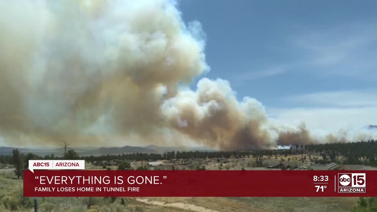 Family loses dream home in Tunnel Fire