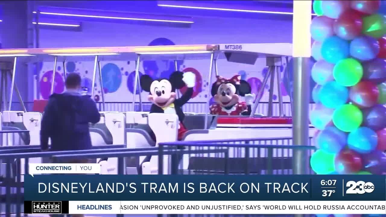 Disneyland's tram is back on track