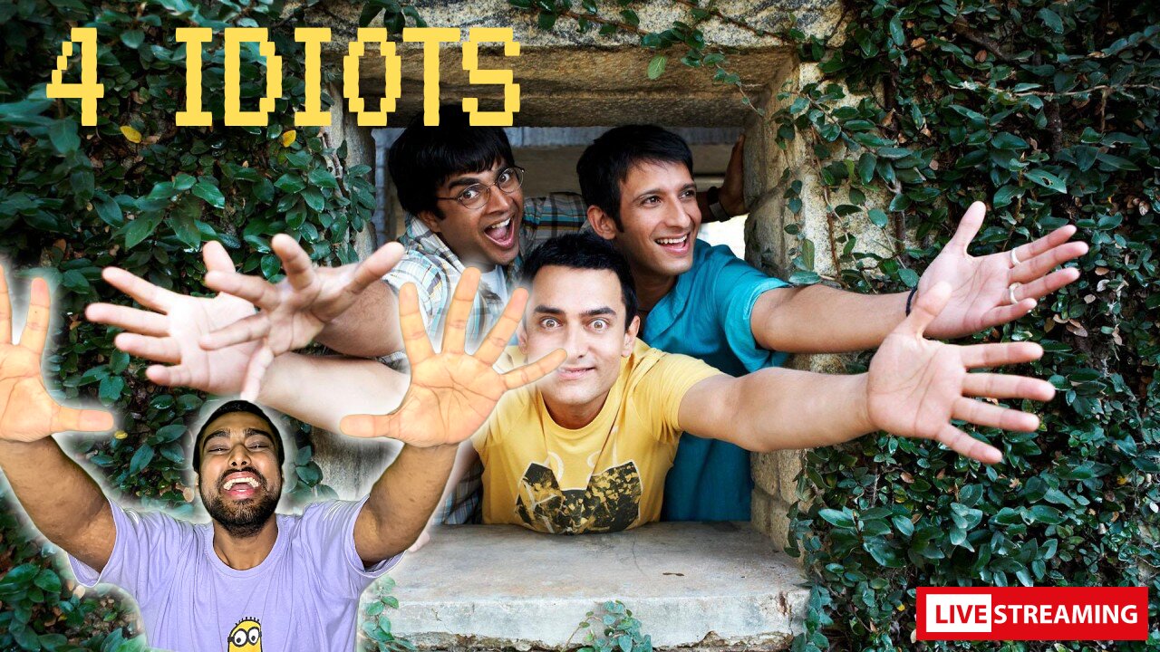 3 idiots full Movie reaction| Watch along with Skito | Part 1