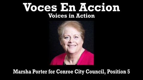 Marsha Porter For Conroe City Council Pos. 5