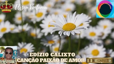 CANÇÃO PAIXÃO DE AMOR ComEdízio Calixto ( Elizeu Ventania )