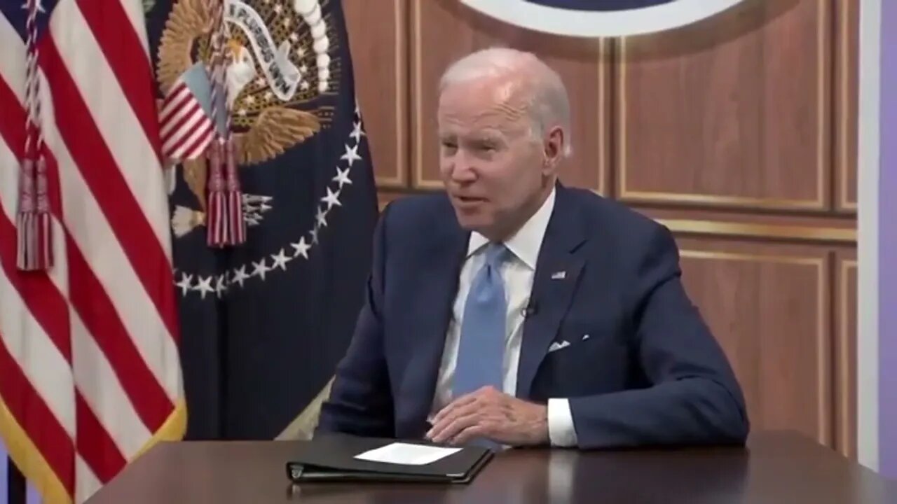 Biden's latest idiotic word salad