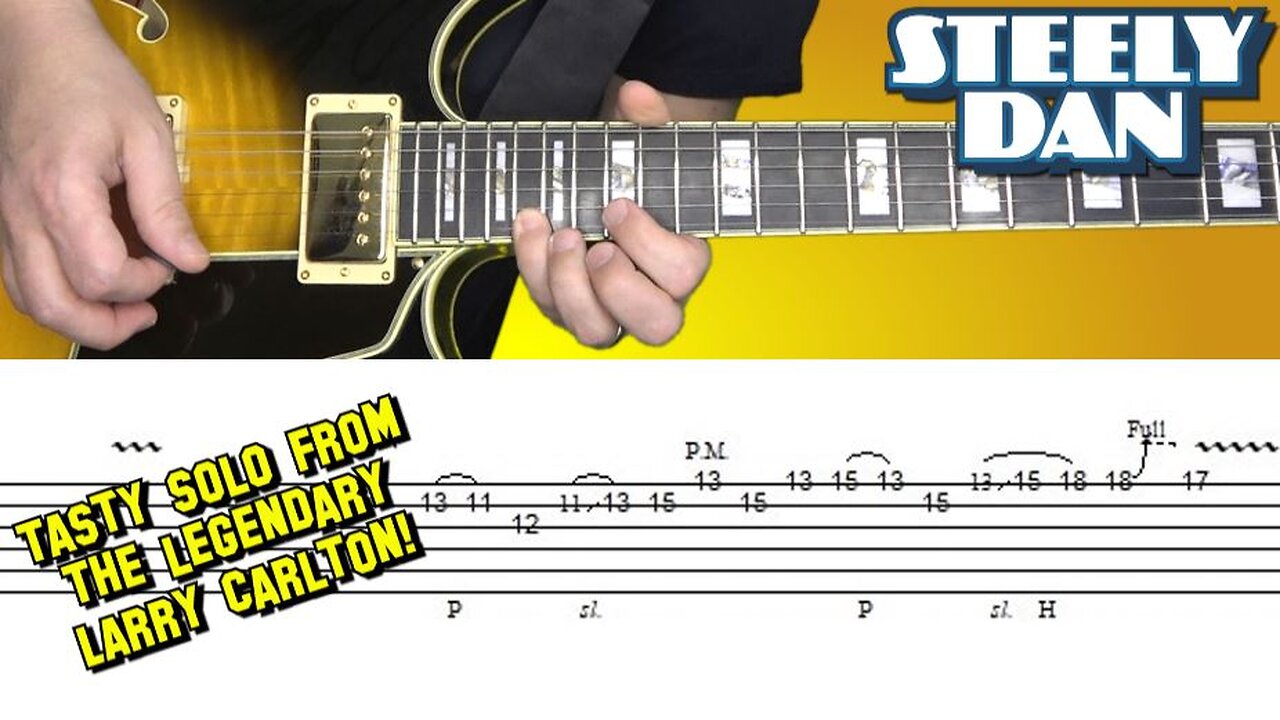 Steely Dan - Don't Take Me Alive - guitar solo lesson with backing track!