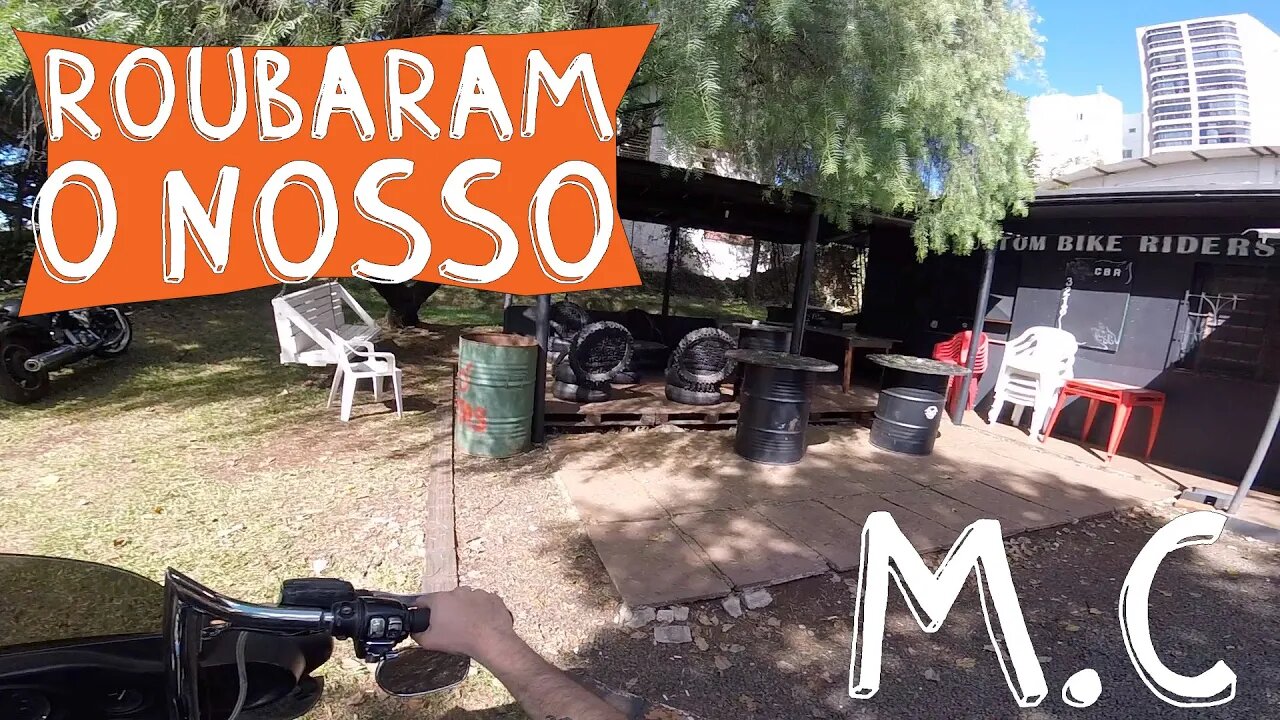 Roubaram a sede do nosso Moto Clube!!!!