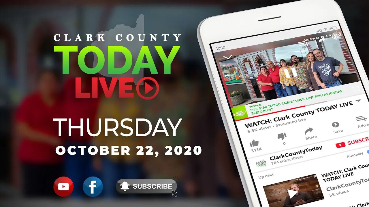 WATCH: Clark County TODAY LIVE • Thursday, October 22, 2020