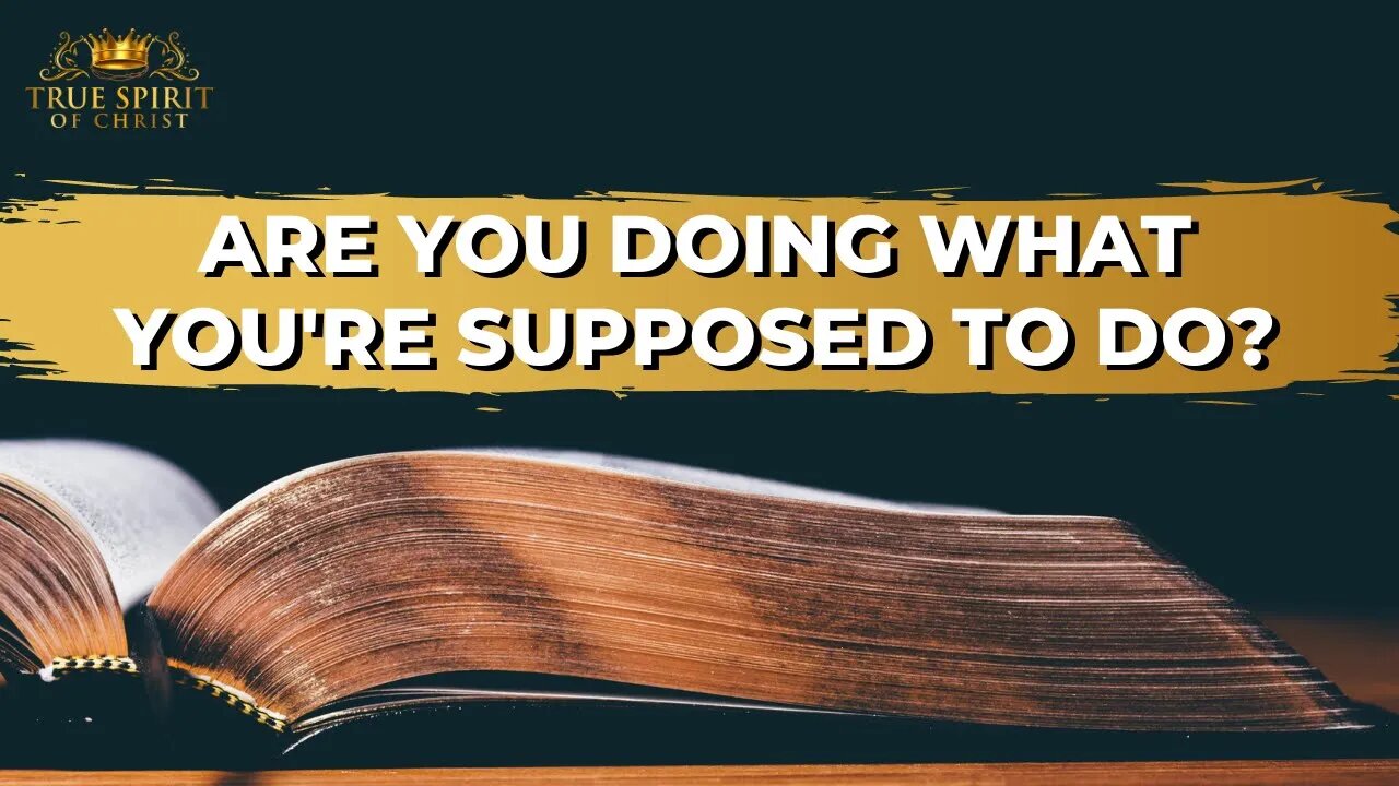 Are You Doing What You're Supposed To Do? | Uzziah Israel
