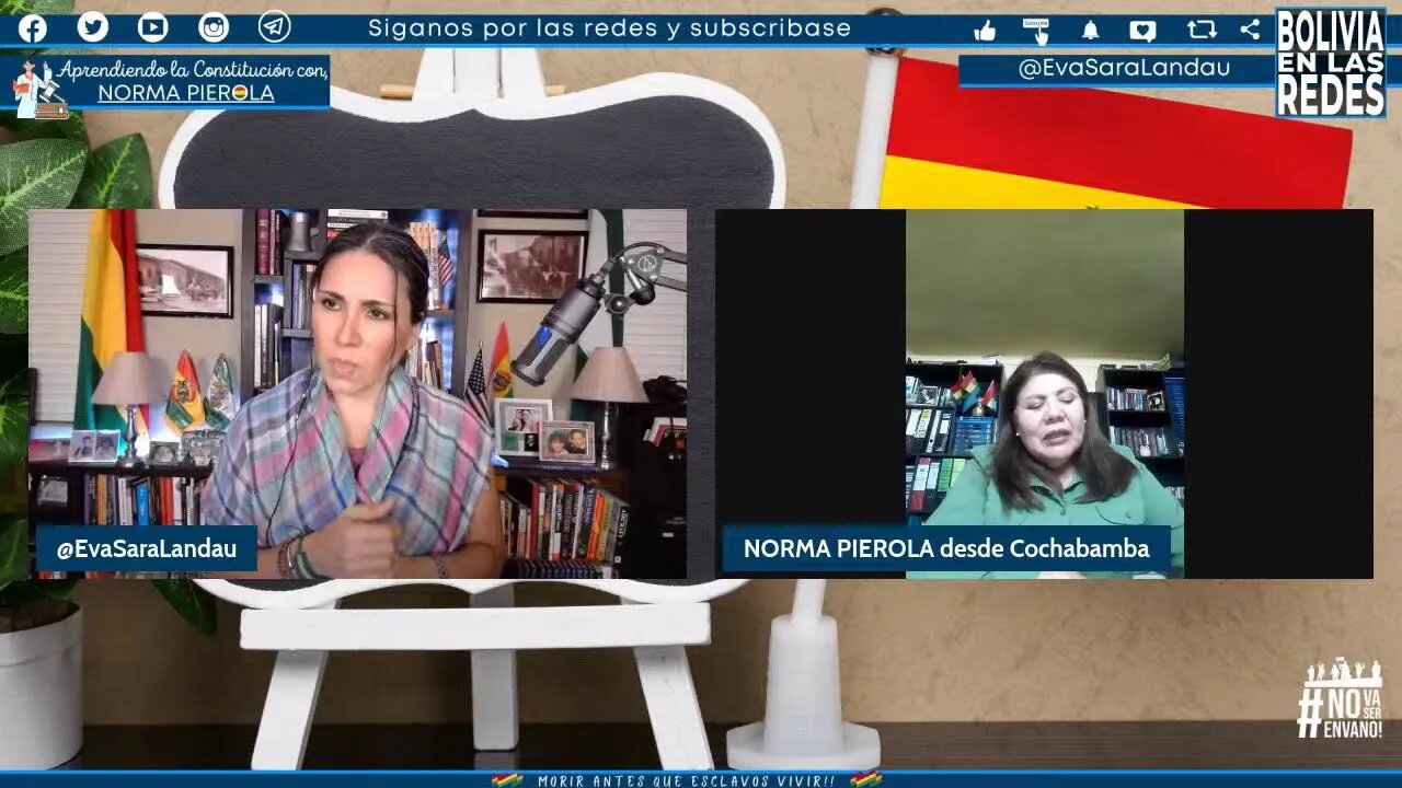 BOLIVIA EN LAS REDES, CON NORMA PIEROLA - APRENDIENDO LA COSNTITUCION