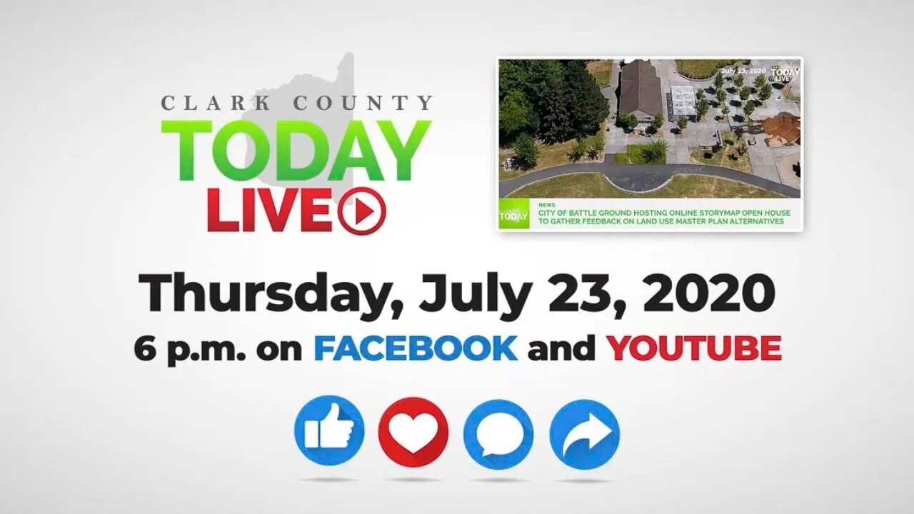 WATCH: Clark County TODAY LIVE • Thursday, July 23, 2020