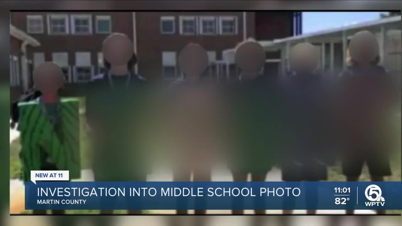 Investigation into racist photo taken outside middle school completed, Martin County school leaders say