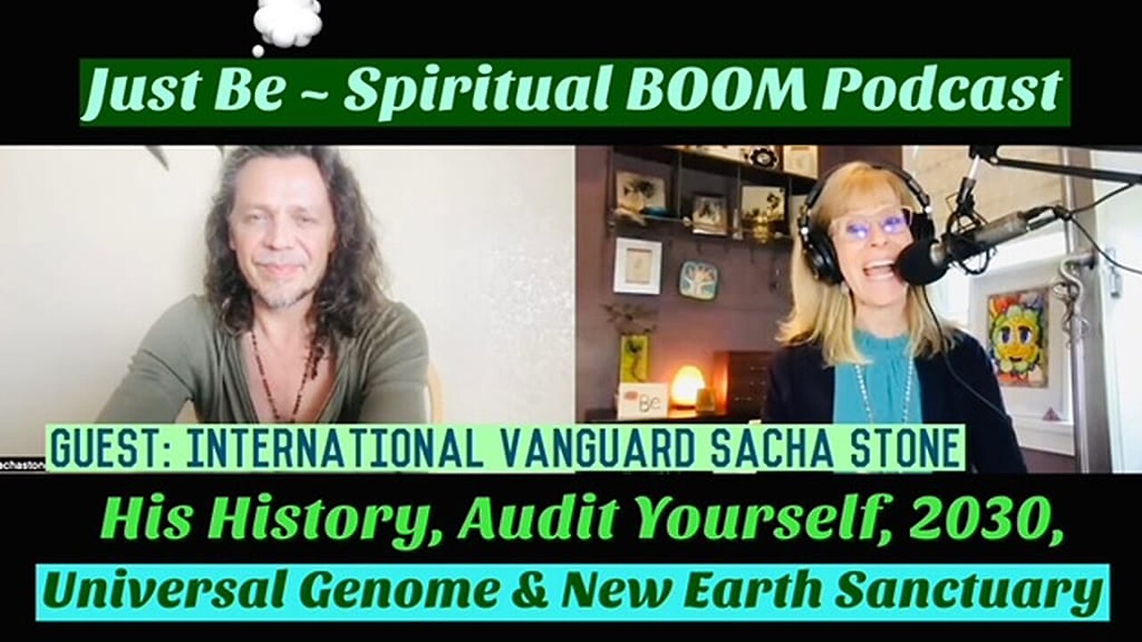 Just Be Spiritual podcast with Sacha Stone