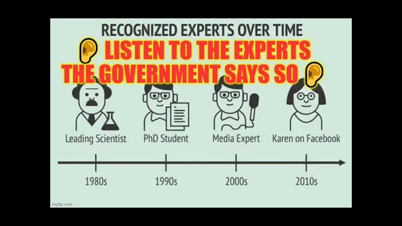 👂 Listen To The Experts The Government Says So 👂