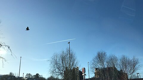 Planes with white trails part 3- Wales 20/01/2023