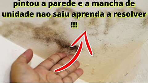 como tirar mancha de umidade de forma simples da parede