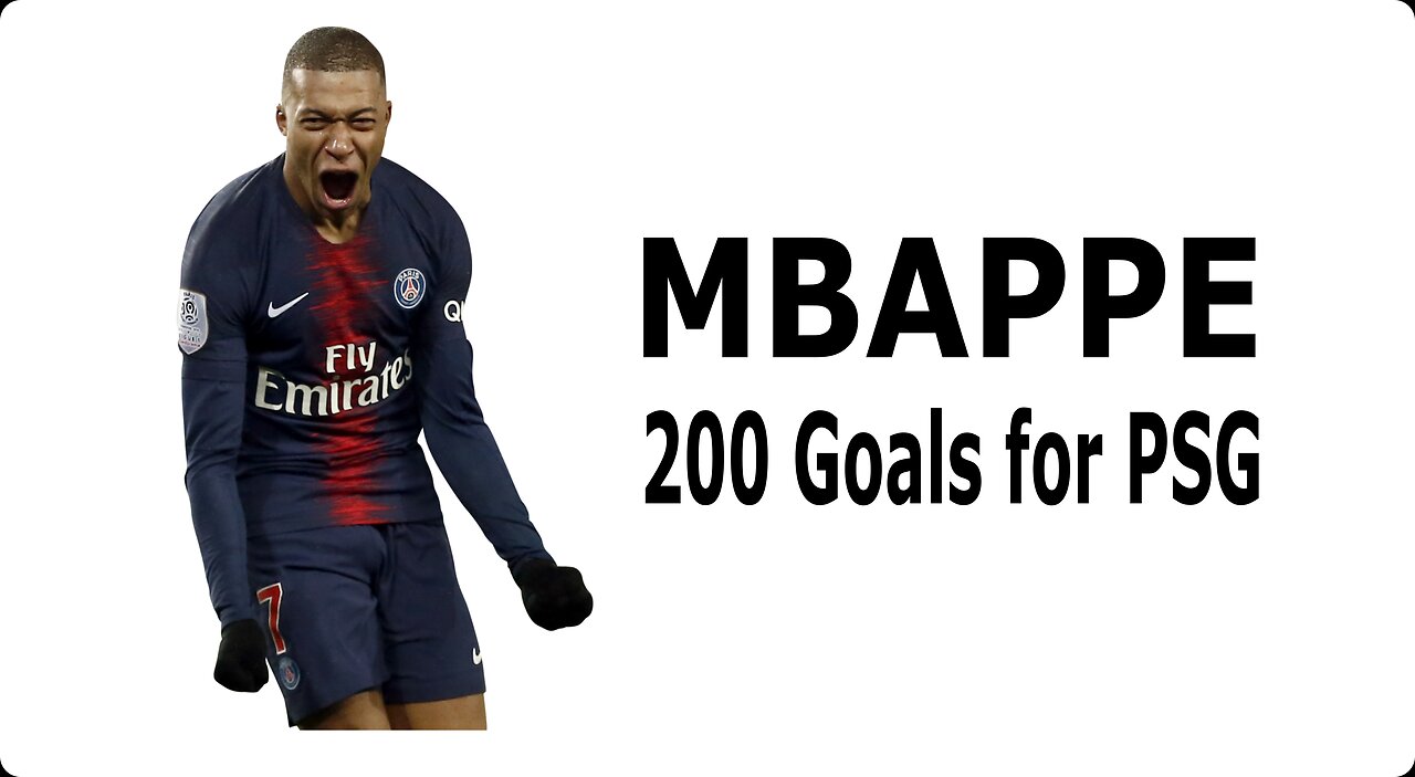 Kylian Mbappé - 200 Goals for PSG