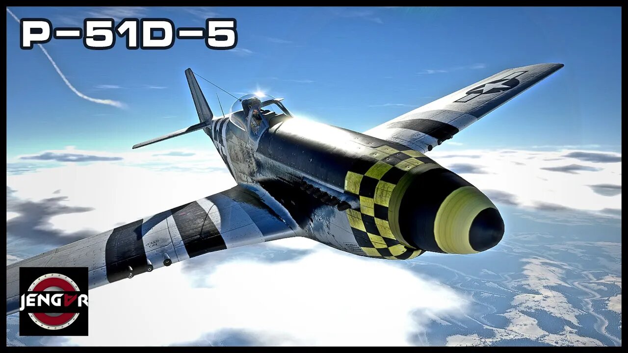 INTENSE Squadplay! P-51D-5 - USA - War Thunder Gameplay!