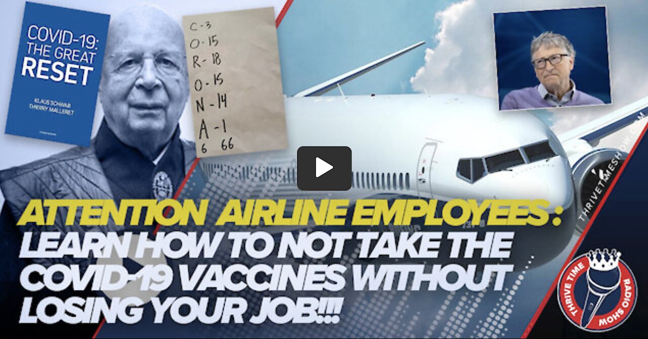 Attention Airline Employees: Don't Want to Take the COVID-19 Vaccines?