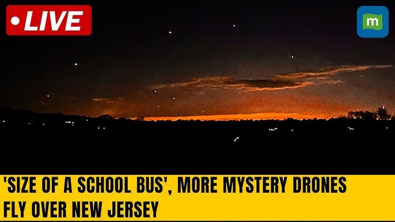 Live: Residents capture new mystery drone sightings in New Jersey