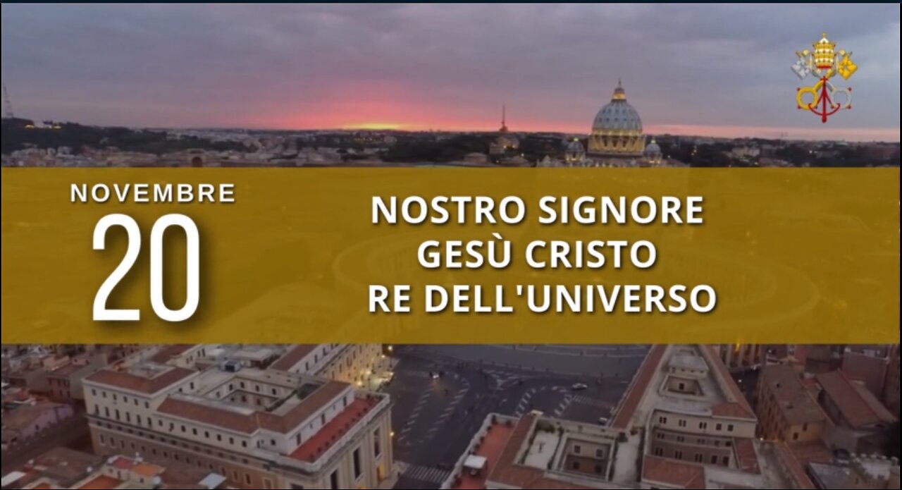 Il VANGELO DI OGGI 20/11/2022 SOLENNITà DI GESù CRISTO RE DELL'UNIVERSO con commento di PAPA FRANCESCO 📢 il vero messiah e vero Dio è Gesù quello nato a Betlemme in Giudea 2000 anni fa,morto sulla croce per la nuova eterna alleanza