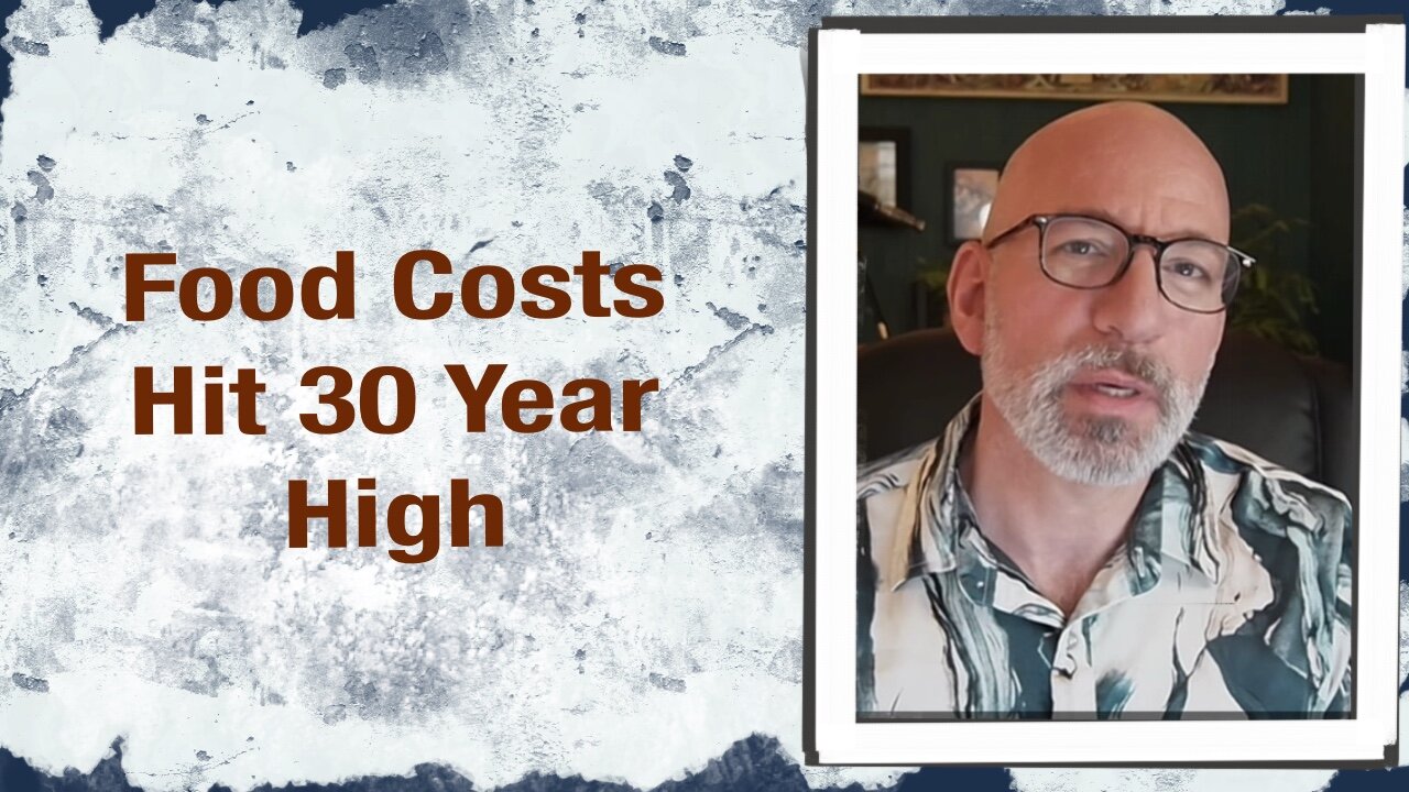 Food costs hit 30 year high