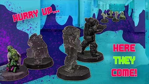 Printing out Unit9's July Patreon Minis