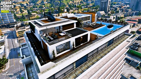 NEW $15M ROOFTOP PENTHOUSE!! (SELLING HOUSES #138) GTA 5 MODS