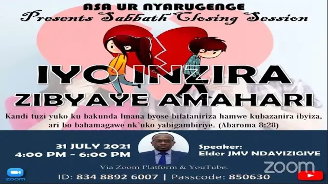 Ndayizigiye JMV: Iyo inzira zibyaye amahari/Uko watandukana n'uwo mwakundanaga mudakomeretsanyije