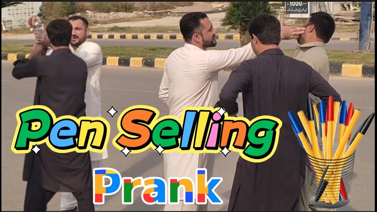 Pen Selling Prank video | by shahzad gul,rashi and akeel | by 3 idiots sra | 2024