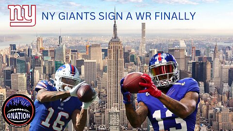 NY Giants Sign a New WR Isaiah Hodgins _ Giants Sign Bills WR _ Schoen hints about OBJ