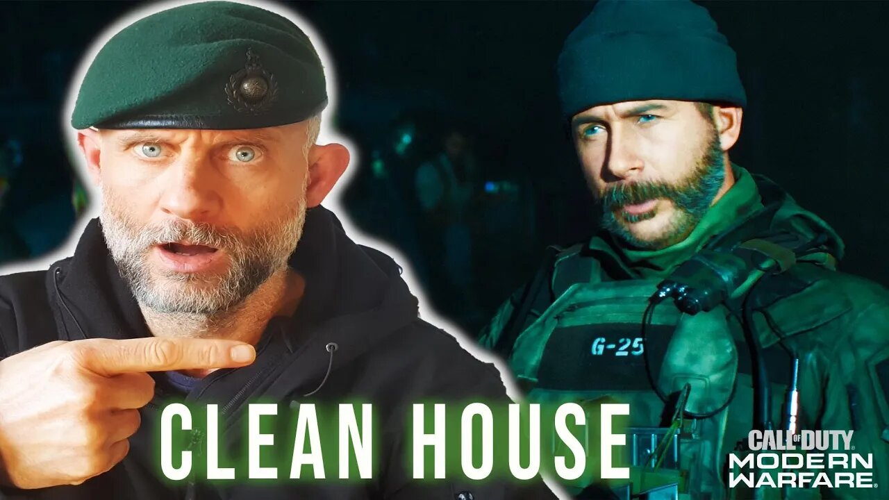 Royal Marine Reacts to 'Clean House' COD Modern Warfare