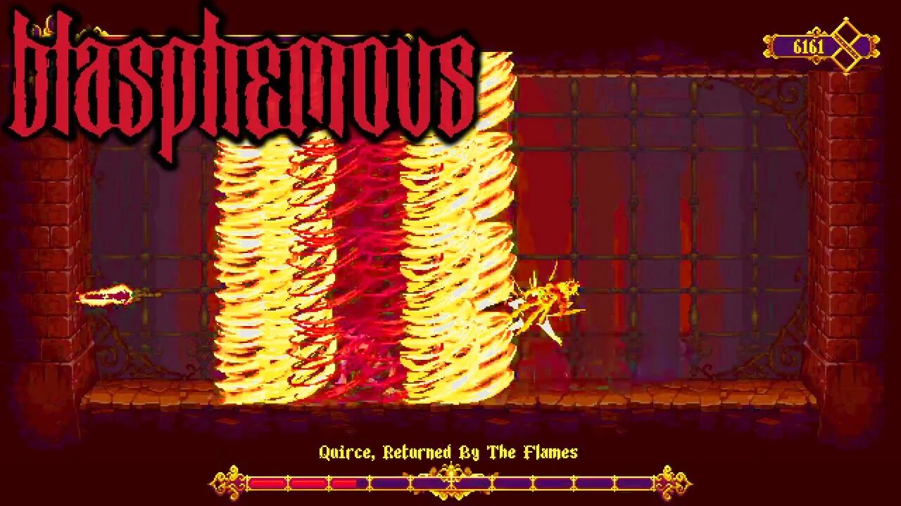 Blasphemous - Quirce, Returned by the Flames - No Bile Flasks (No Healing)