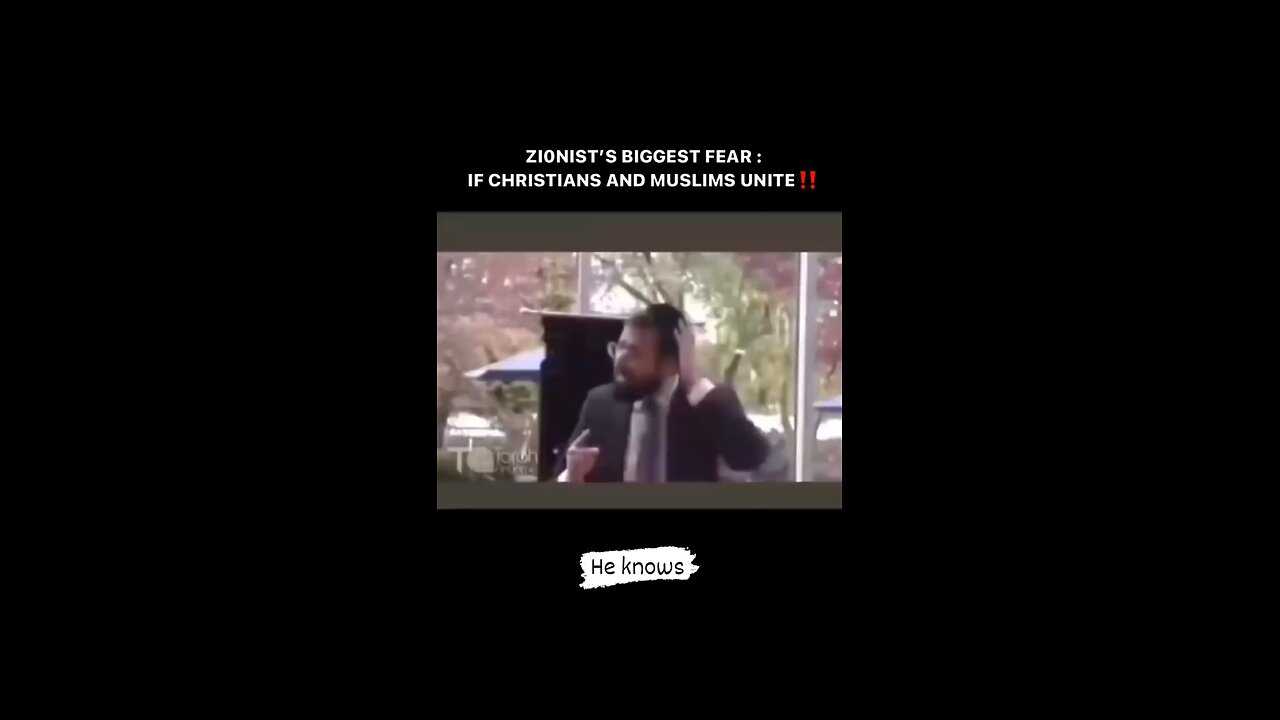 Zionists biggest fear