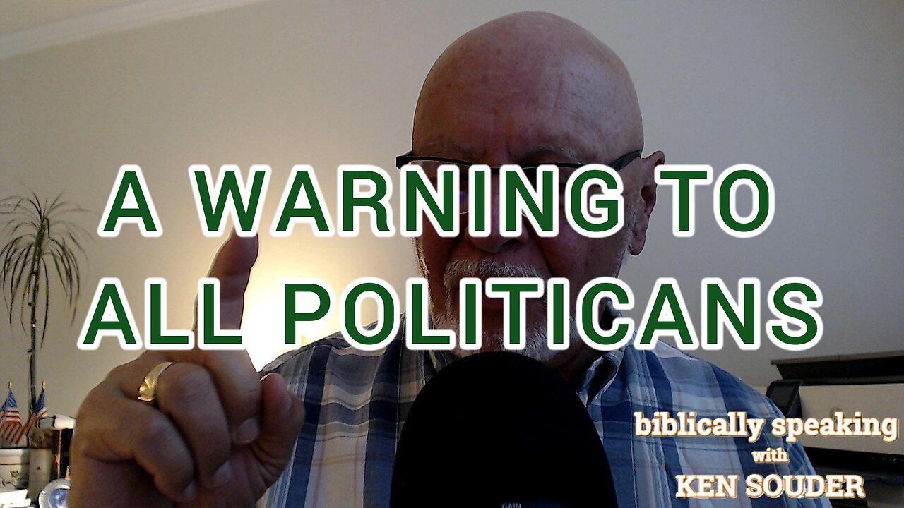 8/14/2024 | A WARNING TO THE POLITICIANS OF THE WORLD!